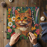 Garden Cat Jigsaw Puzzle 1000 Pieces