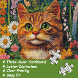 Garden Cat Jigsaw Puzzle 1000 Pieces