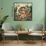 Gnome Teahouse Jigsaw Puzzle 1000 Pieces