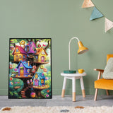 Snowy Night Village Jigsaw Puzzle 1000 Stück