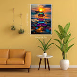 Sunset Stones  Jigsaw Puzzle 1000 Pieces