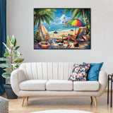 Seaside Pawprints Jigsaw Puzzle 1000 piezas