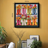Flower Boots Jigsaw Puzzle 1000 Pieces