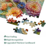 Regenbogenvogel -Sockenparty Puzzle 1000 Stücke