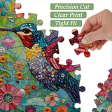 Kristallfedern Vogelpuzzle 1000 Stücke