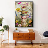 Tasse de fleurs vintage puzzle 1000 pièces