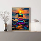 Sunset Stones  Jigsaw Puzzle 1000 Pieces