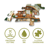 Gnome Teahouse Jigsaw Puzzle 1000 Pieces