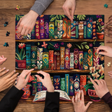 Fantasy Color Bookshelf Jigsaw Puzzle 1000 Pieces