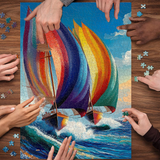 Ride the Waves Jigsaw Puzzle 1000 Pieces
