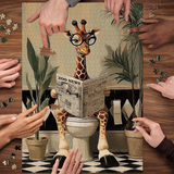 La famille Girafe Puzzles 1000 pièces