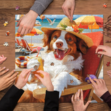 Pup's Vacation Jigsaw Puzzle 1000 Pieces