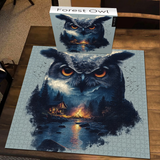Botón Owl Jigsaw Puzzle 1000 piezas