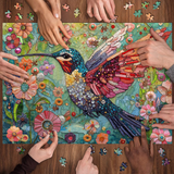 Kristallfedern Vogelpuzzle 1000 Stücke