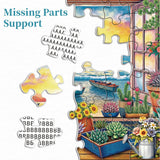 Ocean View Greens Jigsaw Puzzle 1000 Pieces