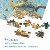 Glass Teapot House Jigsaw Puzzle 1000 Pieces