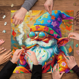 Whimsical Gnome Jigsaw Puzzle 1000 Pieces