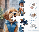 Rainy Companions Jigsaw Puzzle 1000 Pieces