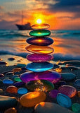 Sunset Stones  Jigsaw Puzzle 1000 Pieces