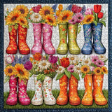 Flower Boots Jigsaw Puzzle 1000 Pieces