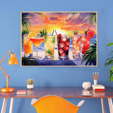 Sunset Ice Drinks Jigsaw Puzzle 1000 Pieces