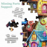 Snowy Night Village Jigsaw Puzzle 1000 Stück