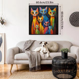 Geometric Art Cat Jigsaw Puzzle 1000 Pieces