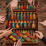 Vibrante Bazaar Jigsaw Puzzle 1000 piezas