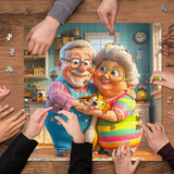 Cuddles in the Kitchen Jigsaw Puzzle 1000 Pieces