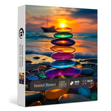 Sunset Stones  Jigsaw Puzzle 1000 Pieces