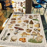 Vintage Mushroom Jigsaw Puzzle 1000 Pieces